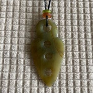 Jade Green Pendant Necklace